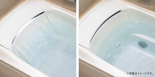 TOTOの浴室「SYNLAシンラ」家庭用ジェットバスの楽湯で快適！